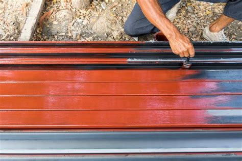 metal roof sheet paint|metal roof painters near me.